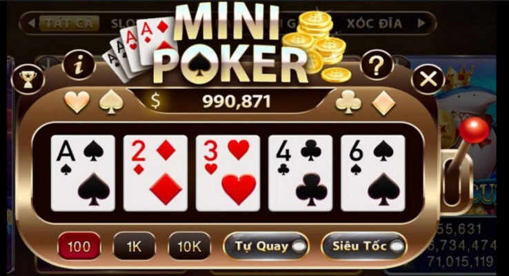 Các lưu ý khi chơi mini poker nhatvip