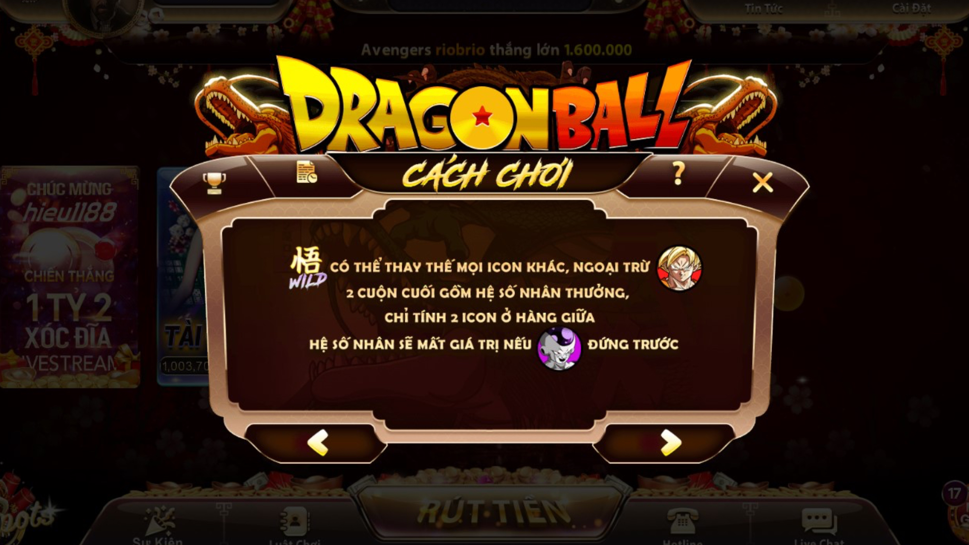 Hướng dẫn chơi cụ thể Dragon Ball link tải Nhatvip 