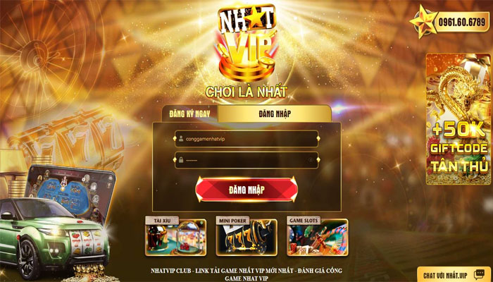 Nhatvip địa chỉ chơi game hấp dẫn hiện nay